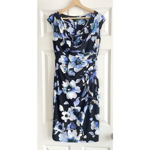 Lauren Ralph Lauren Dress Size 6 Jersey Cowlneck